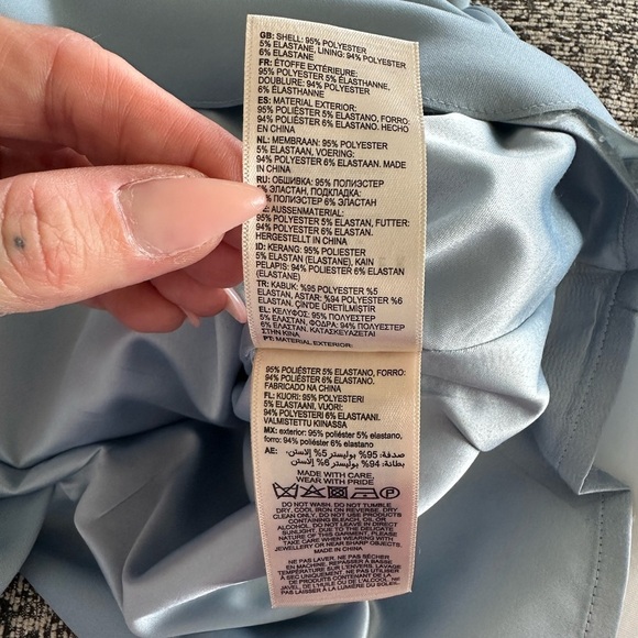 TED BAKER Hailly Bardot Dress Raspberry Ripple Print TB Size 4 = US 10 - Picture 11 of 15